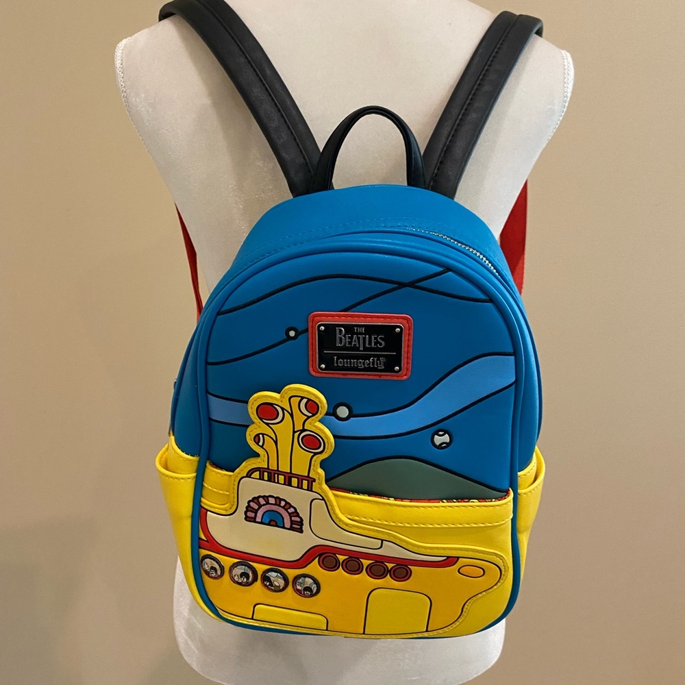 The Beatles Yellow Submarine Loungefly Backpack
